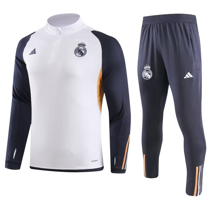 23/24 Real Madrid Half-Pull Training Kit Football Thai Quality