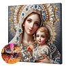 (Pre-Framed)Virgin Mary-Special Shape Diamond Painting Kit(30x30cm)