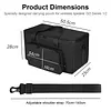 Travel Carrying Case for JBL Partybox On The Go 1/2 Speaker Essential Protective Carrying Storage Case with Shoulder Strap