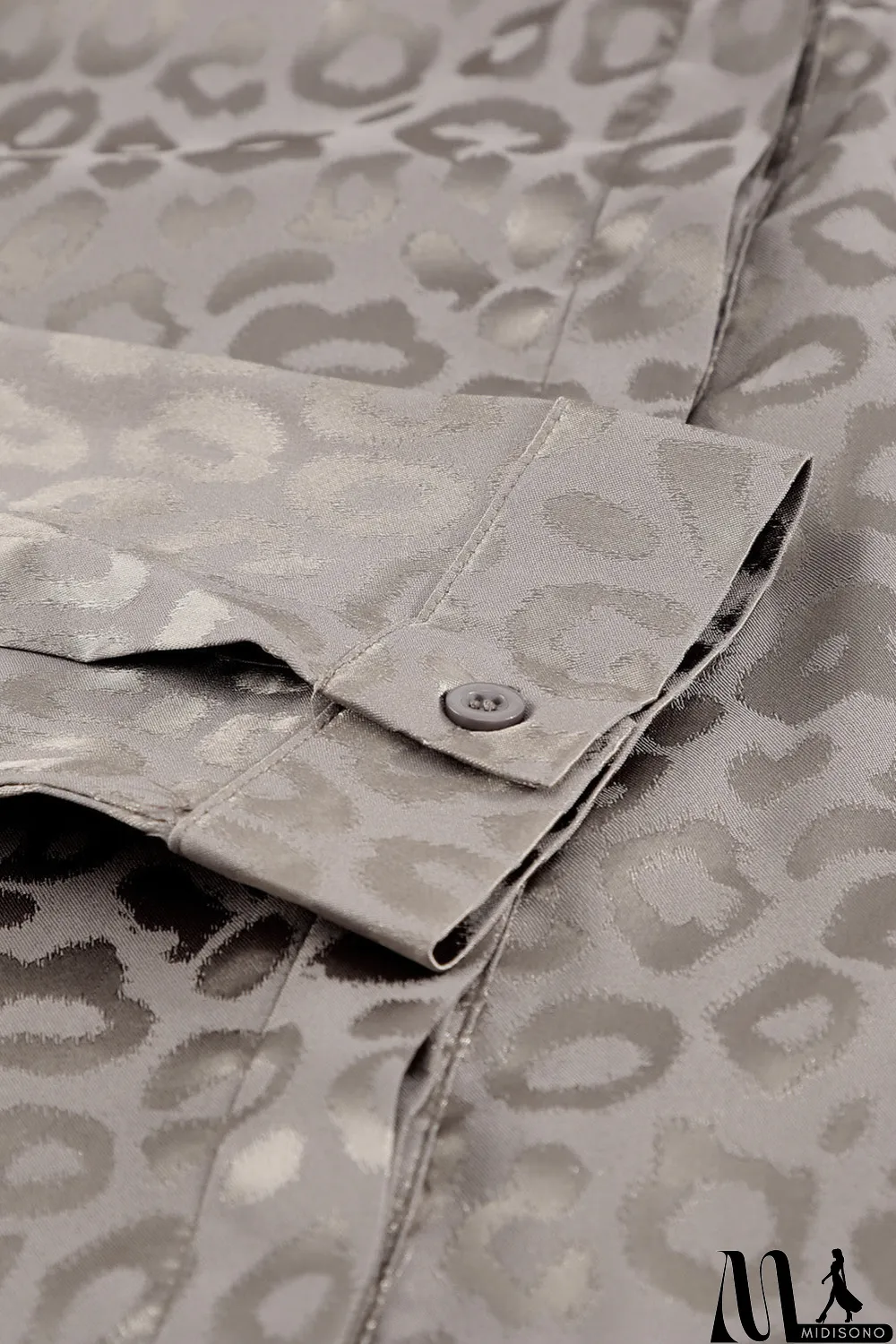 MidiSono - Embossed Button Shirt