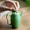 Emerald high-end exquisite ceramic teapot for home use