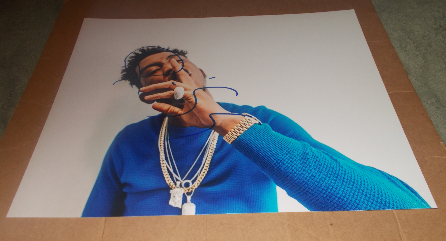 DESIIGNER RAPPER HIP HOP PANDA GOOD MUSIC SIGNED AUTOGRAPHED 8x10 Photo Poster painting COA