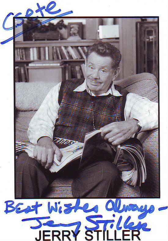 Jerry Stiller (10x15 cm) Original Autographed Photo Poster painting