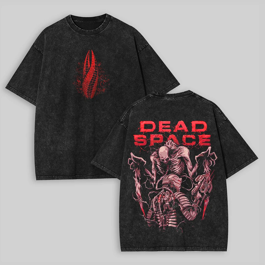 Dead Space Printed Unisex Washed T-Shirt