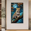 Leopard-Full Round Diamond Painting Kit(50x85cm)