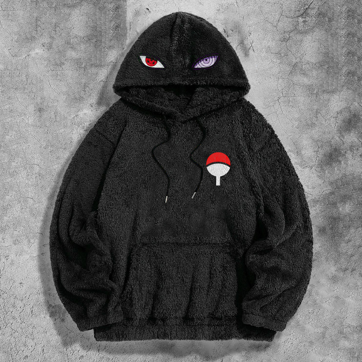 Fashion Retro Fleece Hoodie