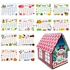 DIY Diamond Painting Special Shape Desktop Cabin Calendar Organizer Box Kit(Merry Chirstmas)