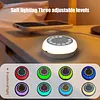 Handheld Music Sleep Instrument 4 Sleeps Timer Portable Sound Machine for Sleep Baby 8-Color Night Light with 27 Sounds for Office Privacy Travel