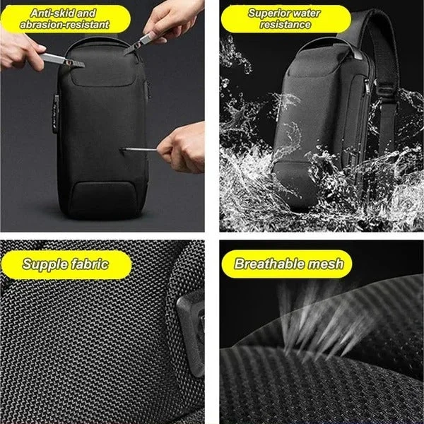 USB charging sport sling Anti theft shoulder bag🔥SALE 50% OFF🔥