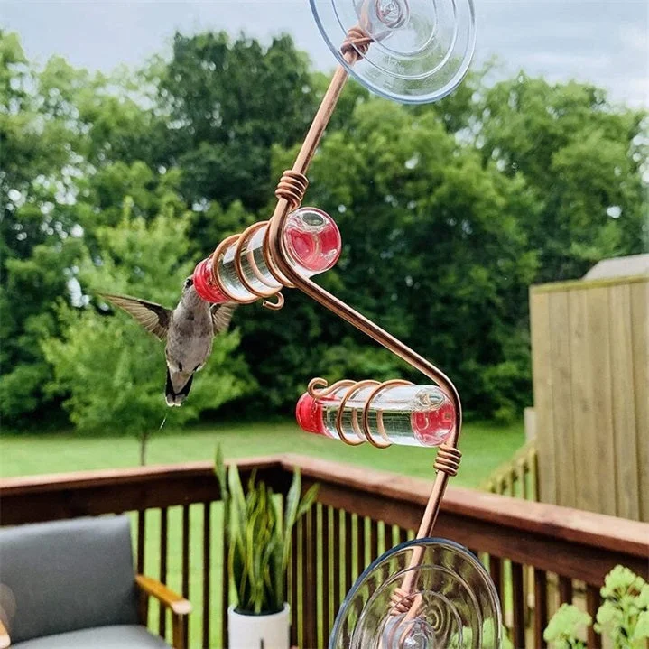Mary's Hummingbird Feeder With Perch And Built-In Ant Moat