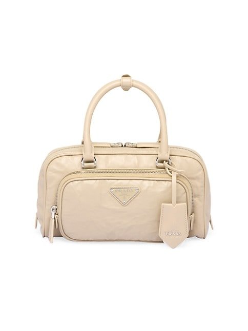  Prada Antique Nappa Leather Multi Pocket Top Handle Bag 4.5 out of 5 Customer Rating