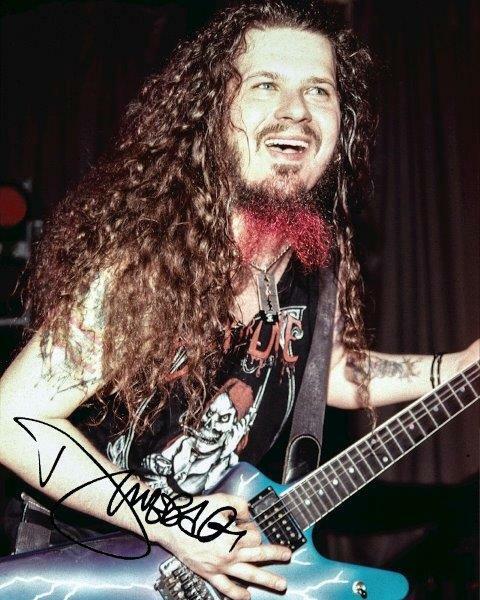 REPRINT - DIMEBAG DARRELL Pantera Autographed Signed 8 x 10 Photo Poster painting Poster RP