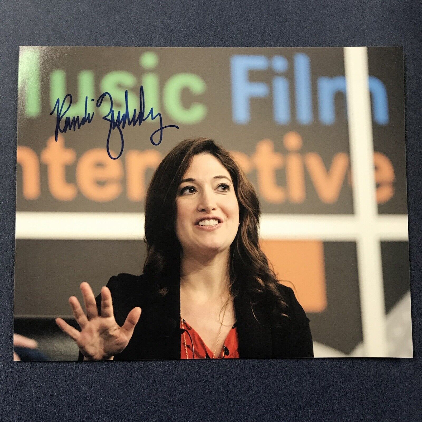 RANDI ZUCKERBERG HAND SIGNED 8x10 Photo Poster painting AUTOGRAPHED FACEBOOK COFOUNDER MARK COA