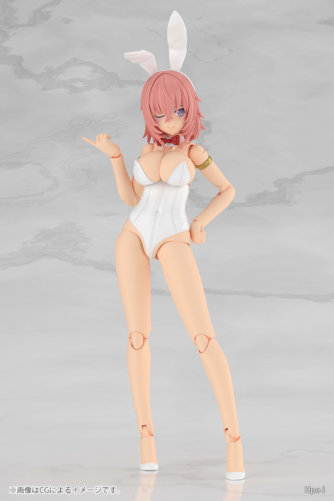 Kotobukiya - Frame Arms Girl Durga I [Bunny Style -White-] Plastic Model (Licensed)-
