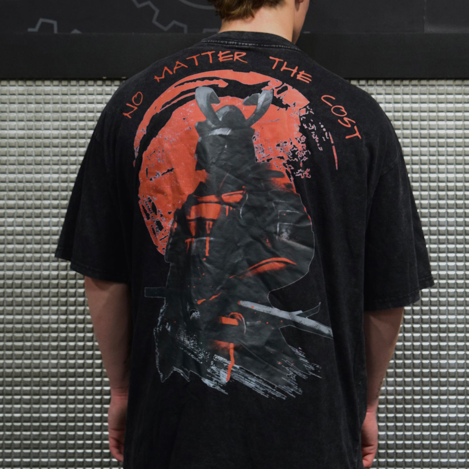 Samurai Printed Loose T-shirt / TECHWEAR CLUB / Techwear
