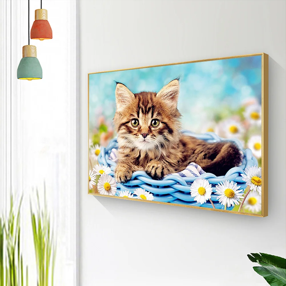 Diamond Painting - Full Square Drill - Cat(20*30 - 50*70cm)