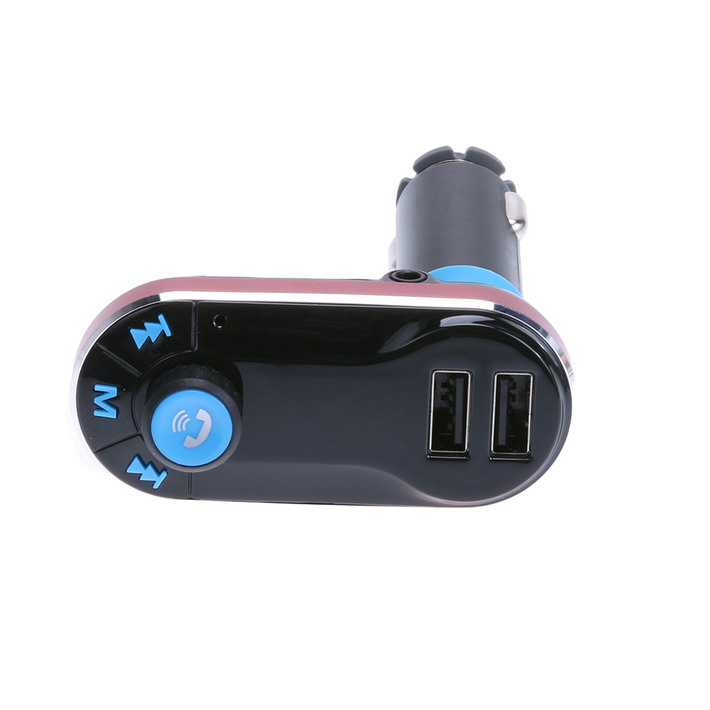 

Wireless Bluetooth-compatible Car FM Transmitter USB Charger Music Player (Red), 501 Original