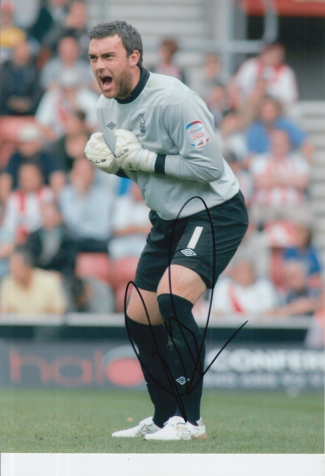 NOTTINGHAM FOREST HAND SIGNED LEE CAMP 12X8 Photo Poster painting 1.