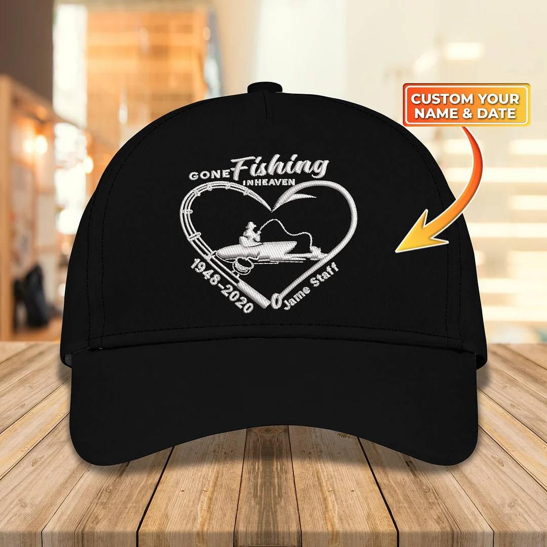 Fishing Customized Embroidery Cap For Fishing