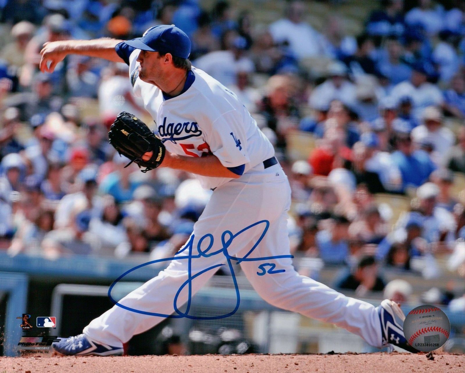 Josh Lindblom Signed 8X10 Photo Poster painting Autograph LA Dodgers Home Pitching Auto w/COA