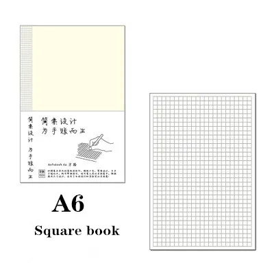 Fromthenon Journal Notebook Refill Planner Inserts Blank Grid Line Paper A5A6B6 Diary Book Inner Page School Office Stationery