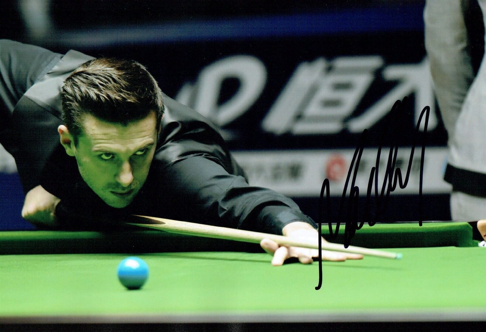 Mark SELBY SIGNED 12x8 Photo Poster painting Autograph COA AFTAL 2016 China Championship