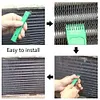 Plastic Air Conditioner Fin Cleaning Brush Car A/C Evaporator Condenser Comb Kit