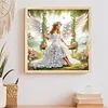 Diamond Painting-DIY Crystal Rhinestone Angel Girl
