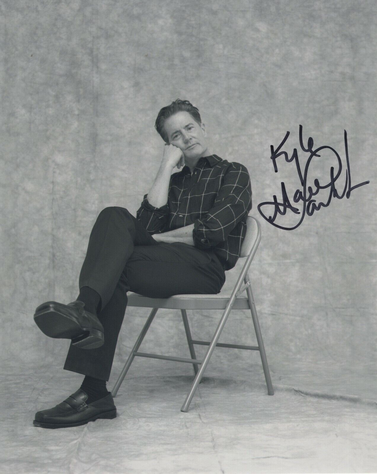 KYLE MACLACHLAN SIGNED AUTOGRAPH 8X10 Photo Poster painting TWIN PEAKS DALE COOPER #4