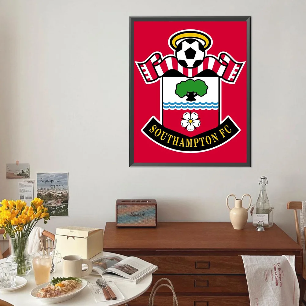 Partial AB Diamond Painting - Full Round Drill - Southampton F.C.(Canvas|45*55cm)