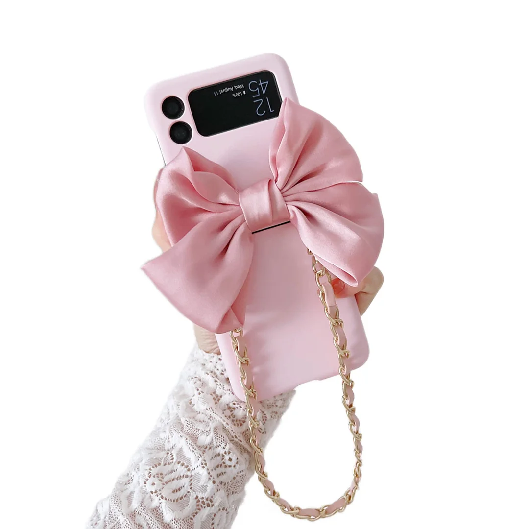 Velvet Bow For Samsung ZFlip3/4 Phone Case