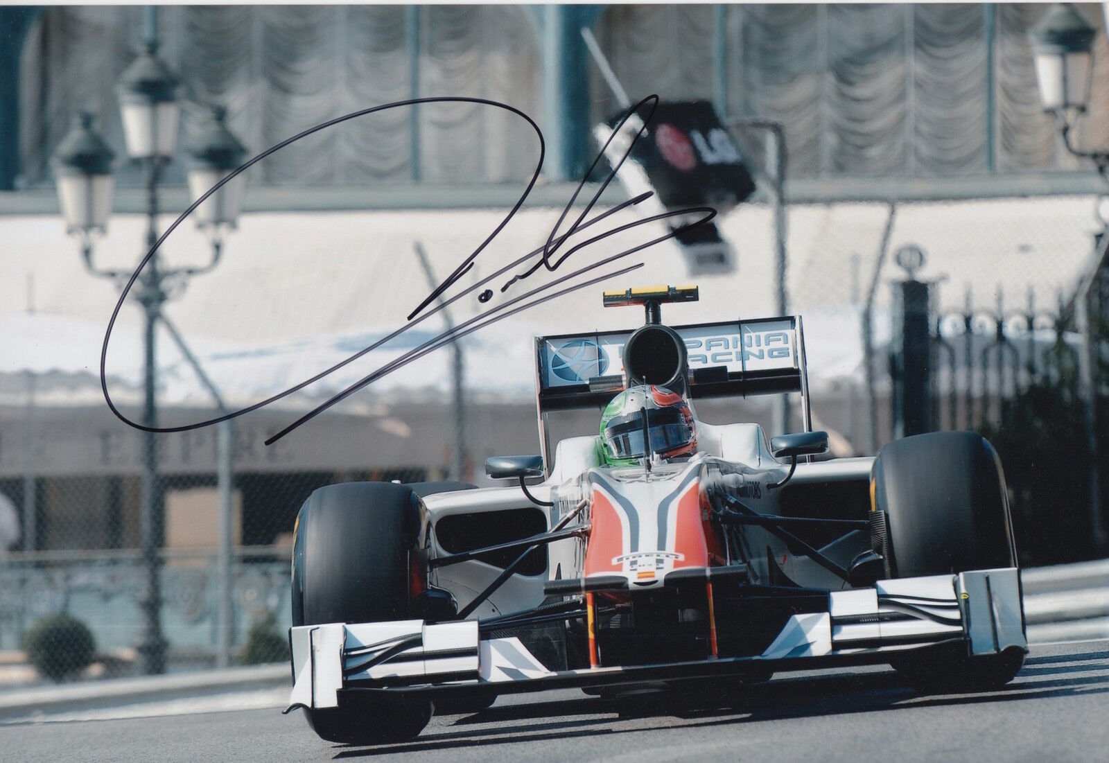 Vitantonio Liuzzi Hand Signed 12x8 Photo Poster painting Hispania F1.