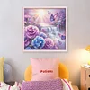Flower Waterfall-11CT Stamped Cross Stitch 50*50cm/19.69*19.69in