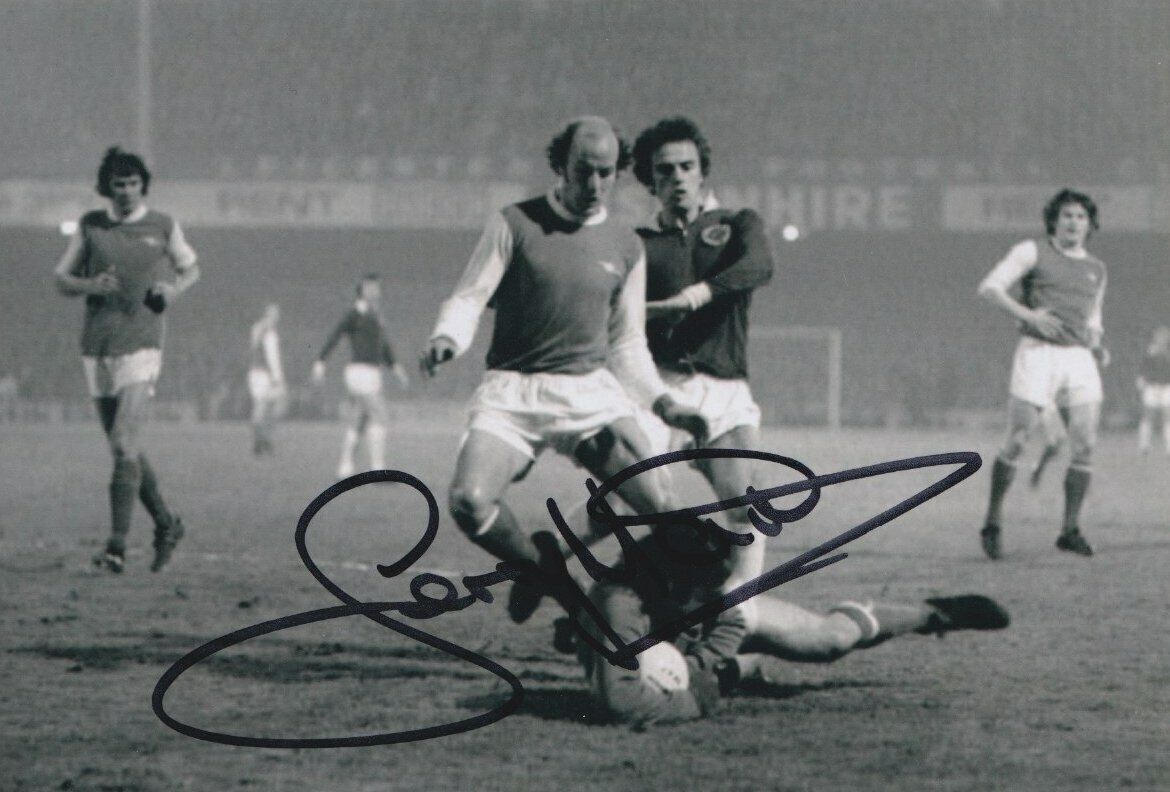 TERRY MANCINI HAND SIGNED 6X4 Photo Poster painting ARSENAL FOOTBALL AUTOGRAPH 3