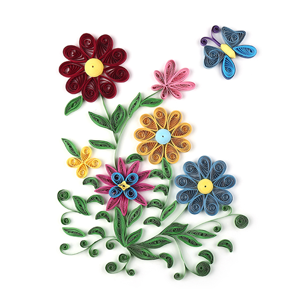 

Flower Butterfly - Paper Quilling, 501 Original
