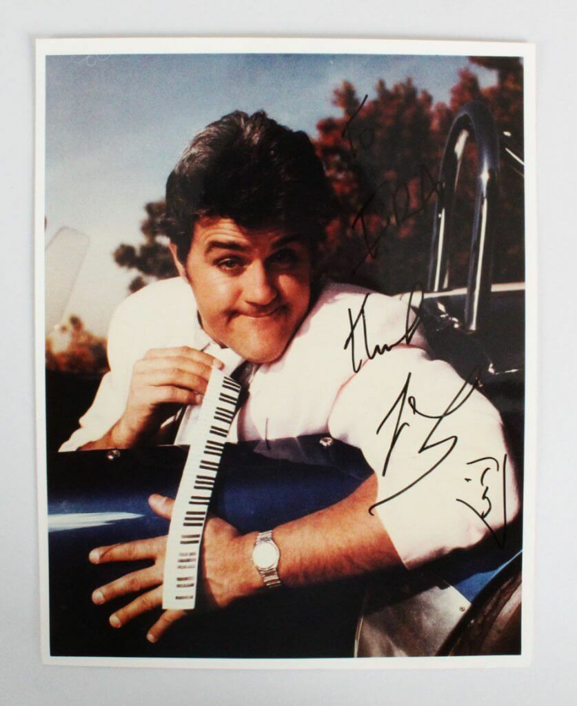 Jay Leno Signed Photo Poster painting 8x10 - COA JSA