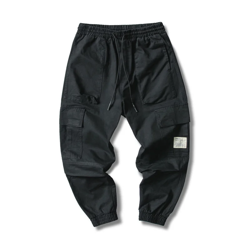 Ueong Overalls Men's Spring And Autumn Tide Brand All Kinds Of Trousers Casual Pants Men's Trend End Small Foot Trousers Man