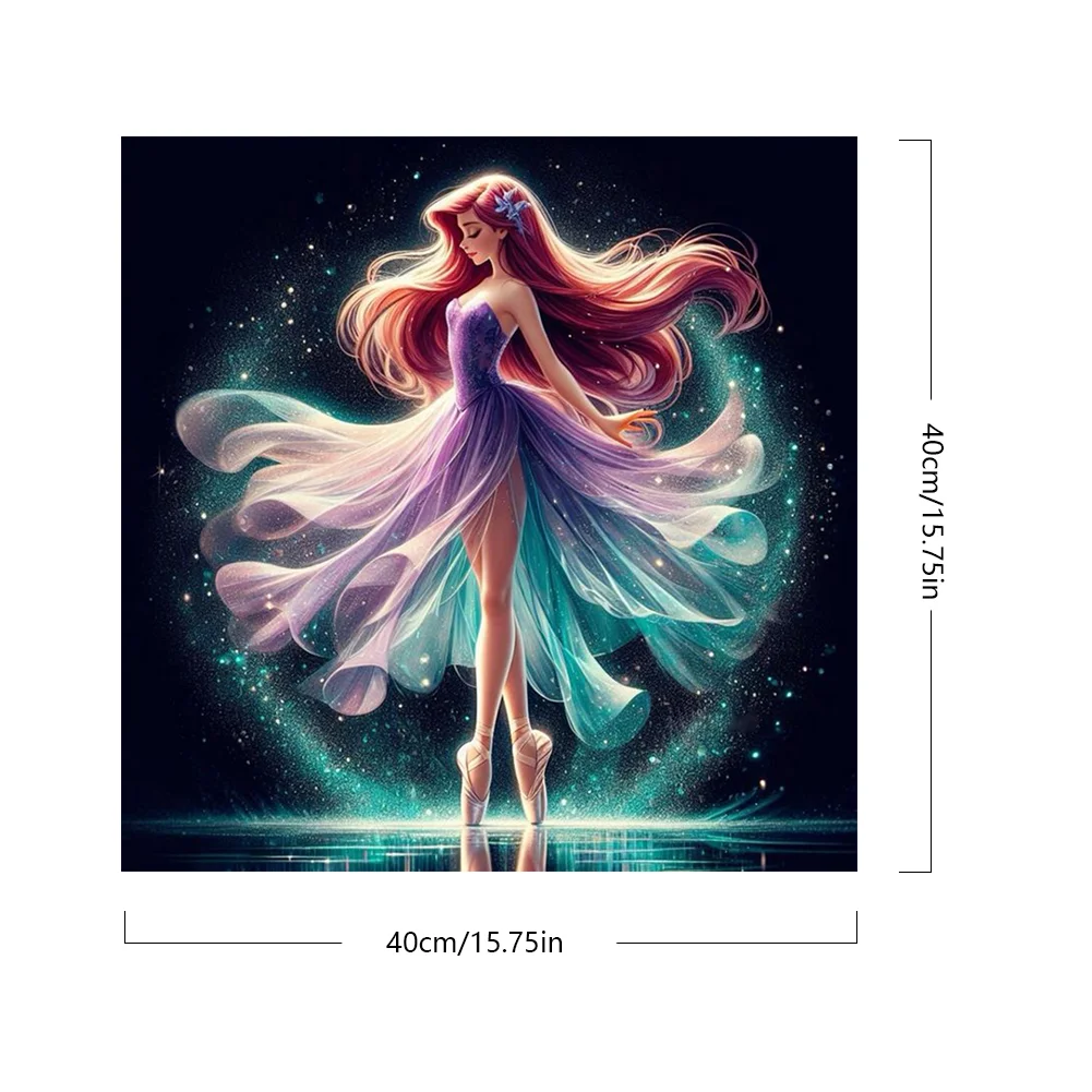 Disney Princess - Paint By Number(40*40cm)