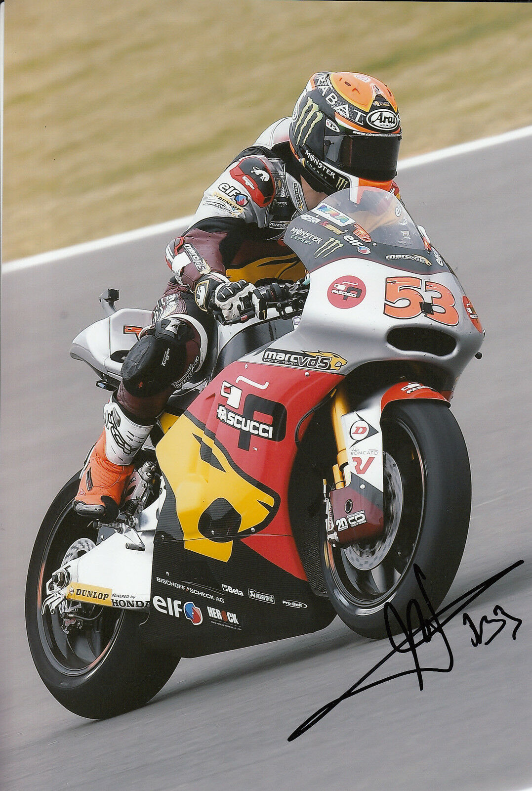 Esteve Rabat Hand Signed Marc VDS Kalex 12x8 Photo Poster painting 2014 Moto2 16.