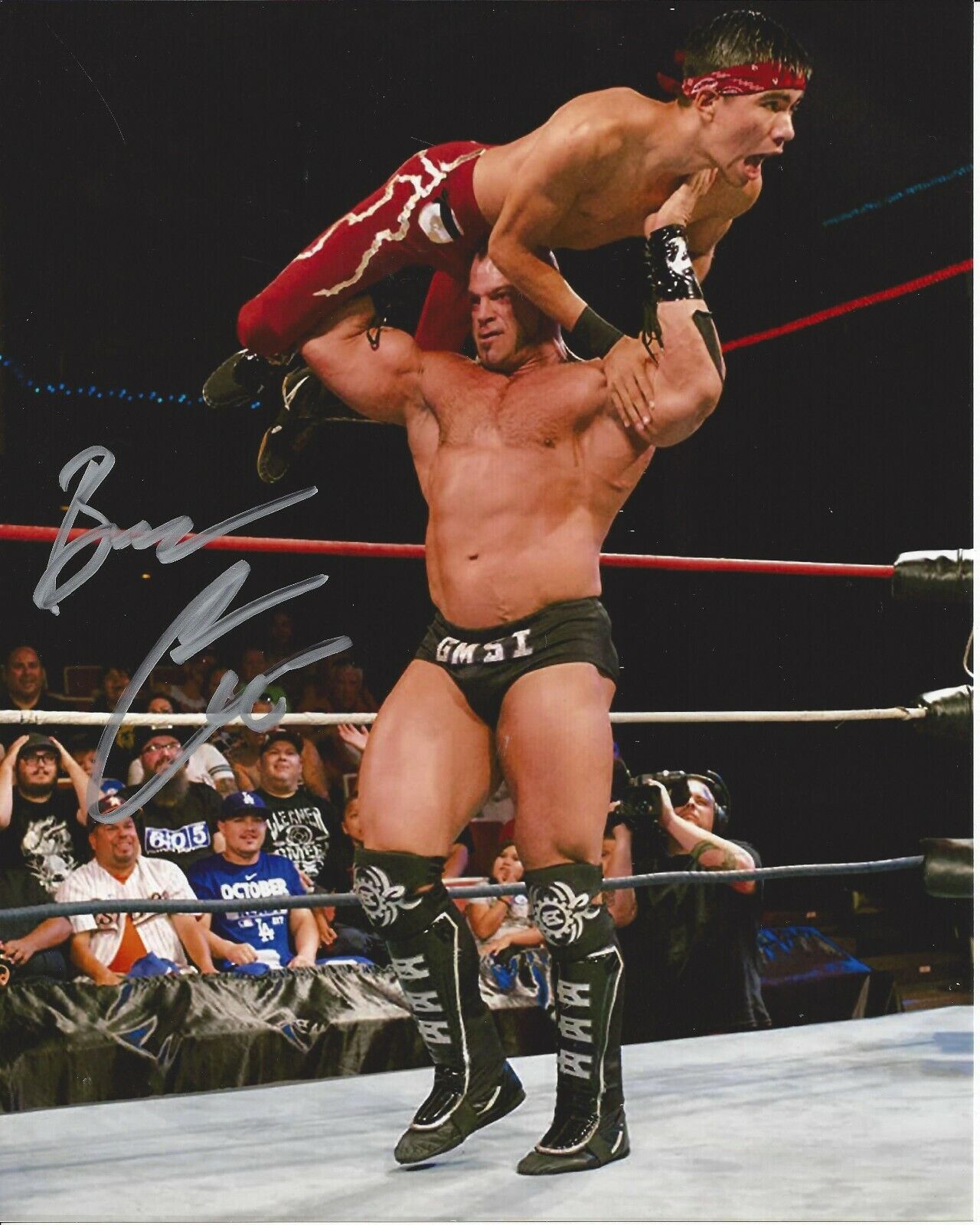 Brian Cage autographed 8x10 AEW In Person 6