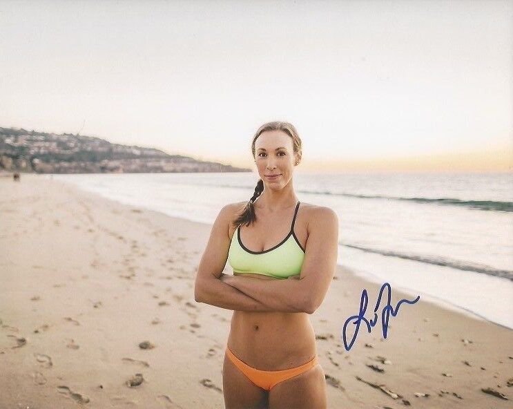 Lauren Fendrick AVP Beach Volleyball signed 8x10 Photo Poster painting Team USA autographed 3