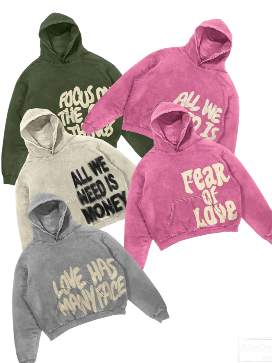 Aonga Vintage Oversized Harajuku Thicken Letter Print Goth Hoodies Women Streetwear Hoodie Y2k Tops Sweatshirt Tracksuit Men Clothing aonga