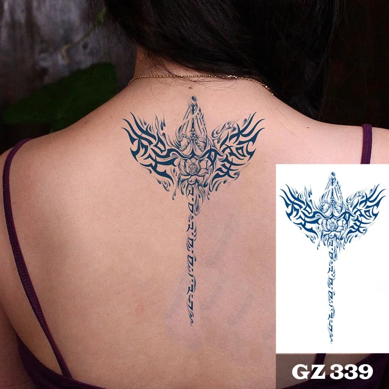 Premium Semi-Permanent Tattoos for Women Men Realistic and Long Lasting 1-2 Weeks,Temporary Tattoos Stickers