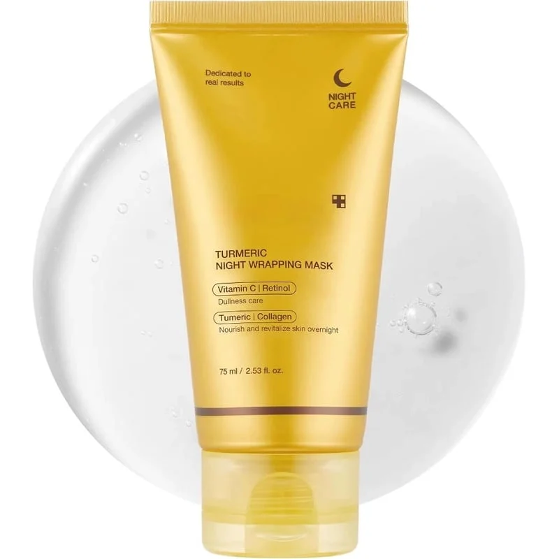 ✨ Reclaim Your Radiance - 49% OFF - 💛Kojic Acid Turmeric Night Wrapping Mask