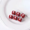 Lovely Red Beige Cartoon Acrylic Beads DIY Accessories