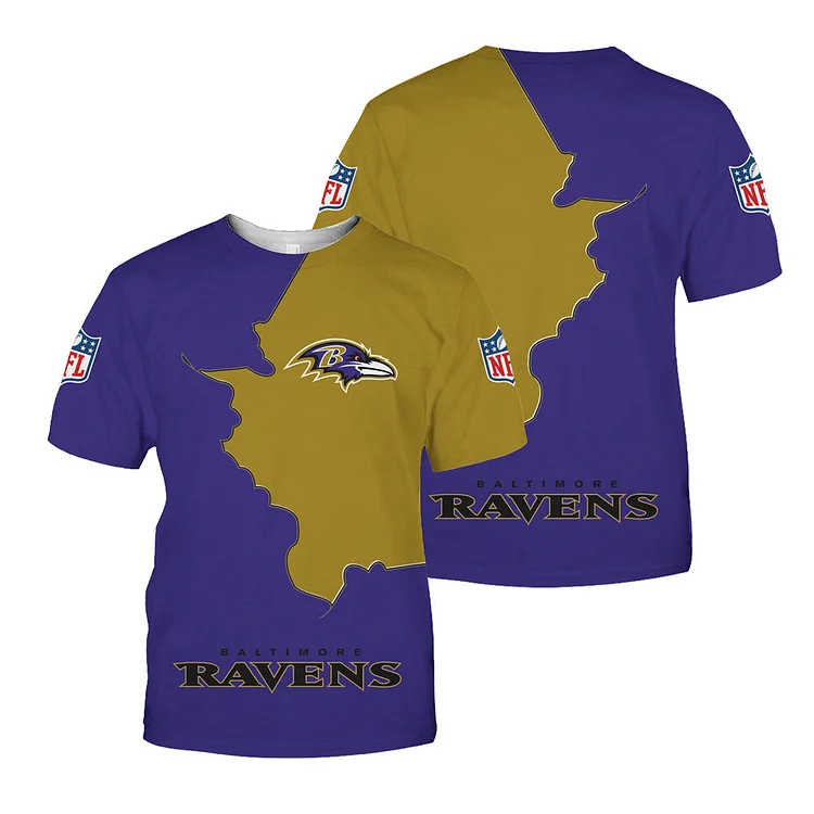 Baltimore Ravens All Over Print T-Shirt