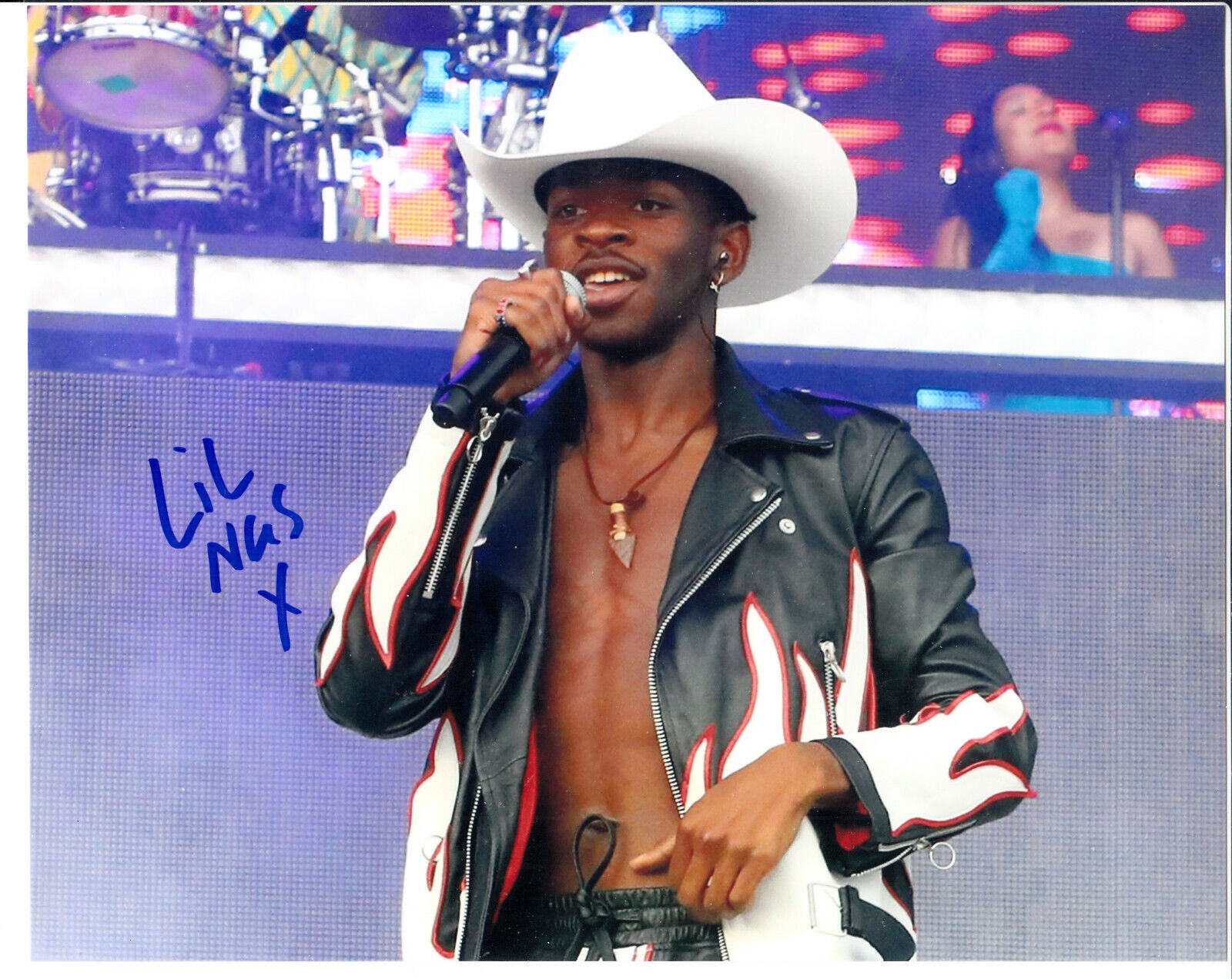 Lil Nas X. Rapper Signed Autograph 8x10