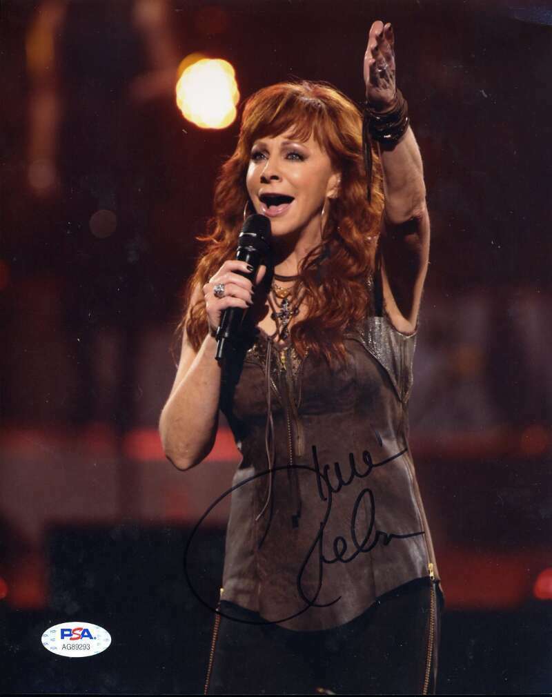 Reba McEntire BAS Beckett Coa Signed 8x10 Photo Poster painting Autograph