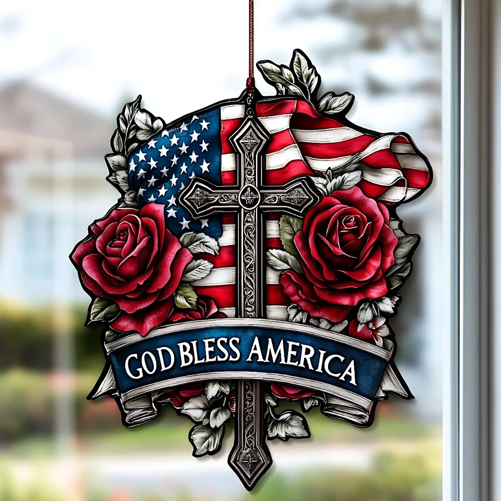 Honor & Remembrance: Poppy Cross Patriotic Keepsake