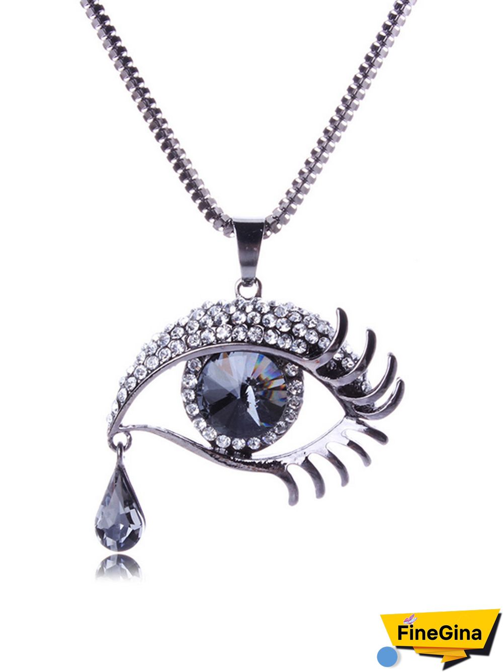 Angel Tear Long Necklace